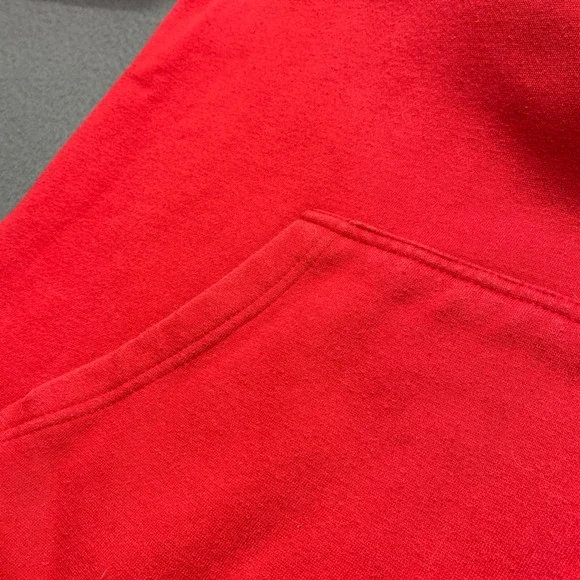 Paul Frank Hoodie Sweatshirt Red Pullover Y2K Vintage Monkey Graphic Print - Picture 6 of 14